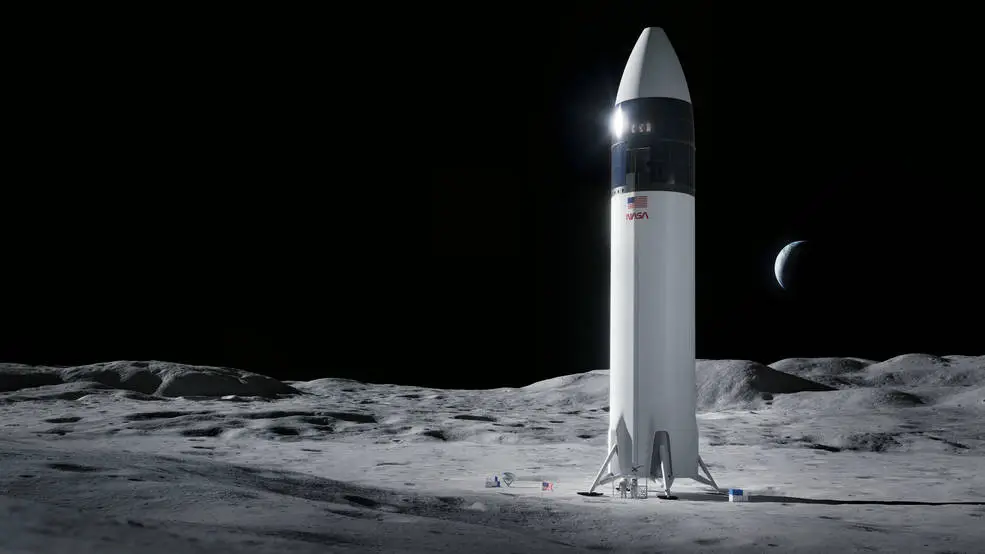 Artemis IV South Pole Landing Site Explorer